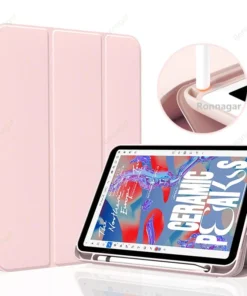 Pencil Slot Funda Case iPad 10th Generation iPad Air11 2025 2024 M3 M2 iPad Pro11 M4 iPad Air4 5 10.9 A16 7 8 9th 10.2 10.5 9.7