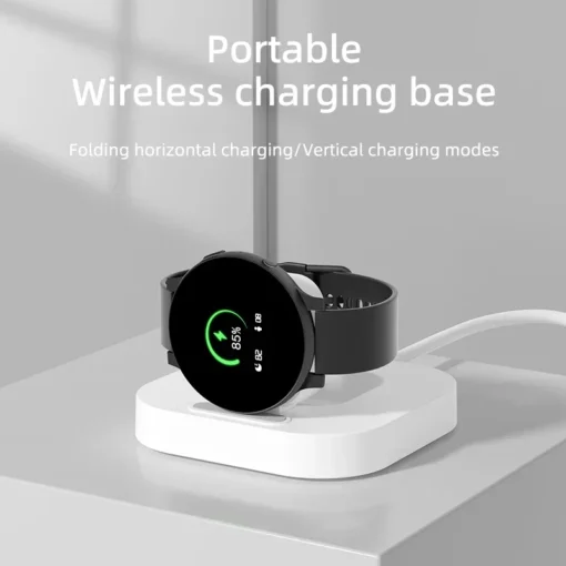 Wireless Charger Stand for Samsung Galaxy Watch Series 6/5/4/3 Pro 45/40/44mm Active 2 Classic Type C Fast Charging Dock - Image 4