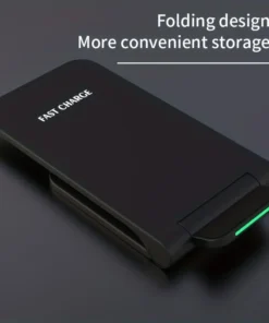 Alternative view of 300W Fast Wireless Charger Stand Pad for iPhone 14 13 12 11 8 XR Samsung Galaxy S21 S20 Xiaomi Huawei Wireless Charging Station