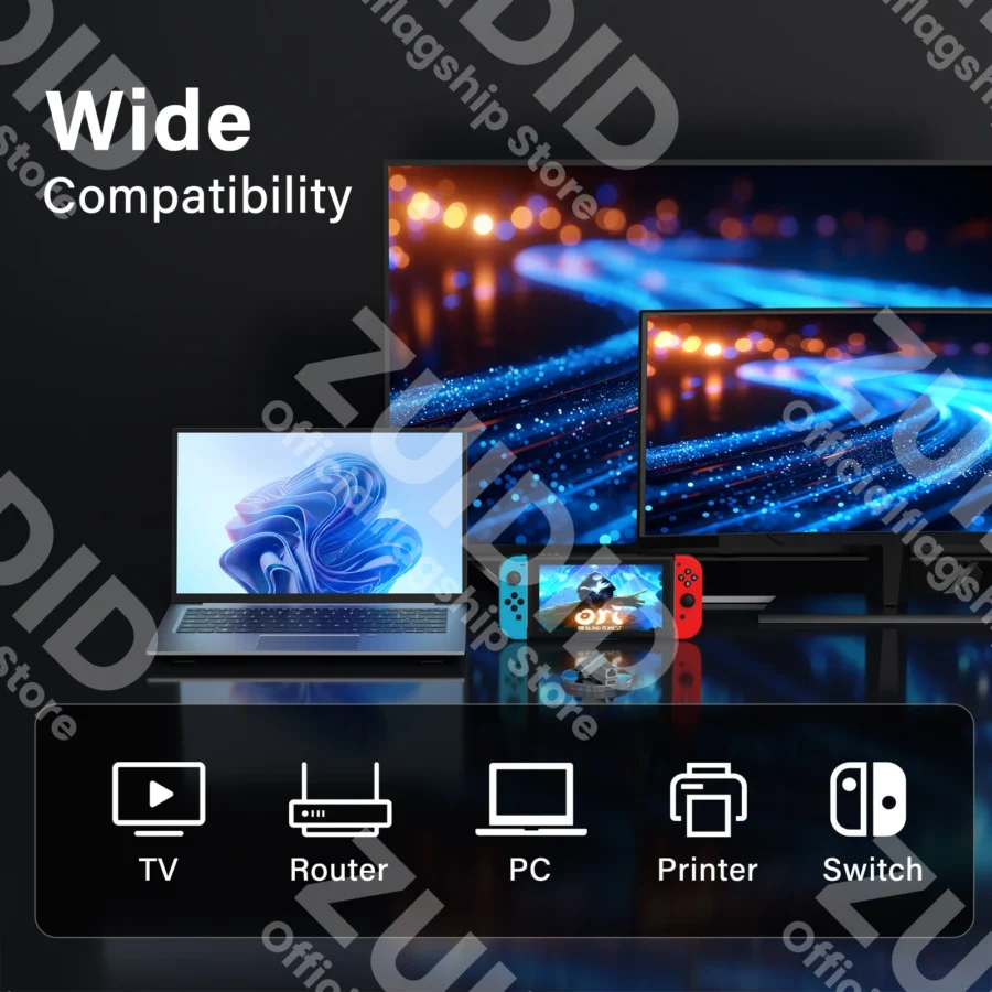 1/2/5/10Pcs 10Gbps RJ45 Connector Female to Female Gigabit Network Extender Extension for Cat8 Cat7 Cat6 Ethernet Cable Adapter - Image 6