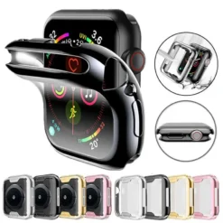 TPU Protective Cover with Screen Protection for Apple Watch 41mm 45mm