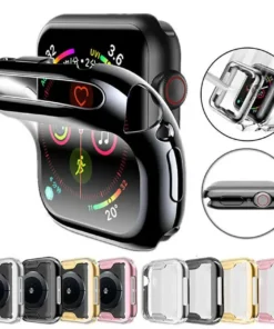 TPU Cover for apple watch case series 9 8 7 6 5 4 3 SE 41mm 45mm 42-44mm-40mm screen protector Accessories for apple watch band