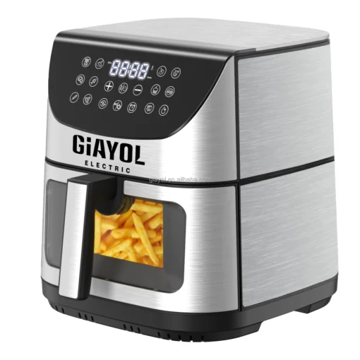 Stainless Steel Electric Air Fryer with 9L and 10L Capacity for Health-Conscious Cooking - Image 5