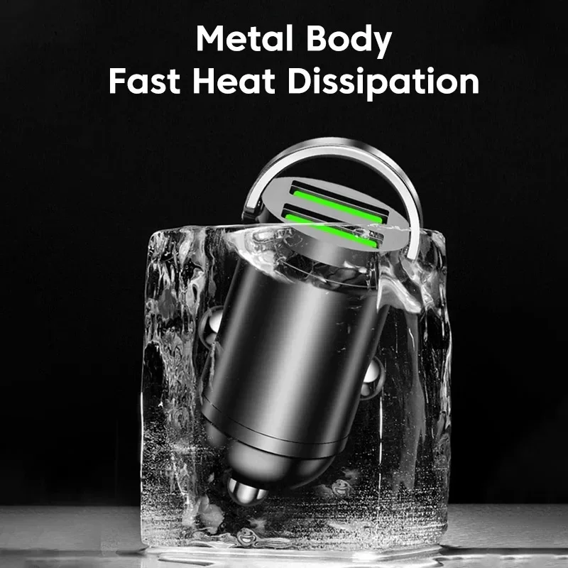 200W Fast Car Charger with Dual USB and Type-C Ports - 12-24V Adapter - Image 5