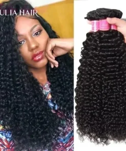 Malaysian Curly Human Hair Bundles Natural Color 8"-26" Ali Julia Remy Human Hair Weave Extensions 1/3/4 Pcs Curly Hair Bundles