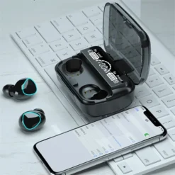Alternative view of Wireless Earbuds with 9D Stereo Sound and Waterproof Design for Music Lovers
