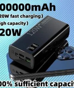 Alternative view of 120W Super Fast Charging 100,000mAh Power Bank for Apple, Samsung, Huawei