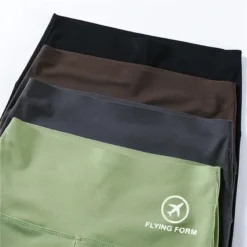 Alternative view of High-Waisted Women's Cycling and Fitness Sports Shorts - M-L Size