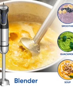 Alternative view of BioloMix 5-in-1 Immersion Hand Blender, 1500W with Stainless Steel Blade for Smoothies and Purees