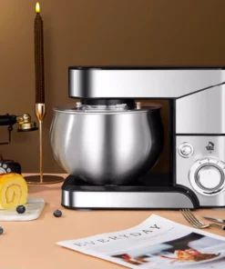 Alternative view of Chef's Stainless Steel 5L Electric Stand Mixer with Dough Kneader and Whisk