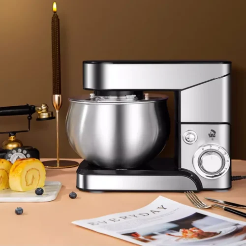 Alternative view of Chef's Stainless Steel 5L Electric Stand Mixer with Dough Kneader and Whisk