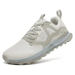 Hiking Shoes with Non-Slip Soles and Lace-Up Closure for Unisex Outdoor Activities