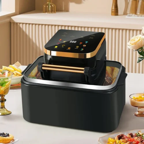 220V 12L Multifunctional Air Fryer - Smokeless, Oil-Free, Non-Stick