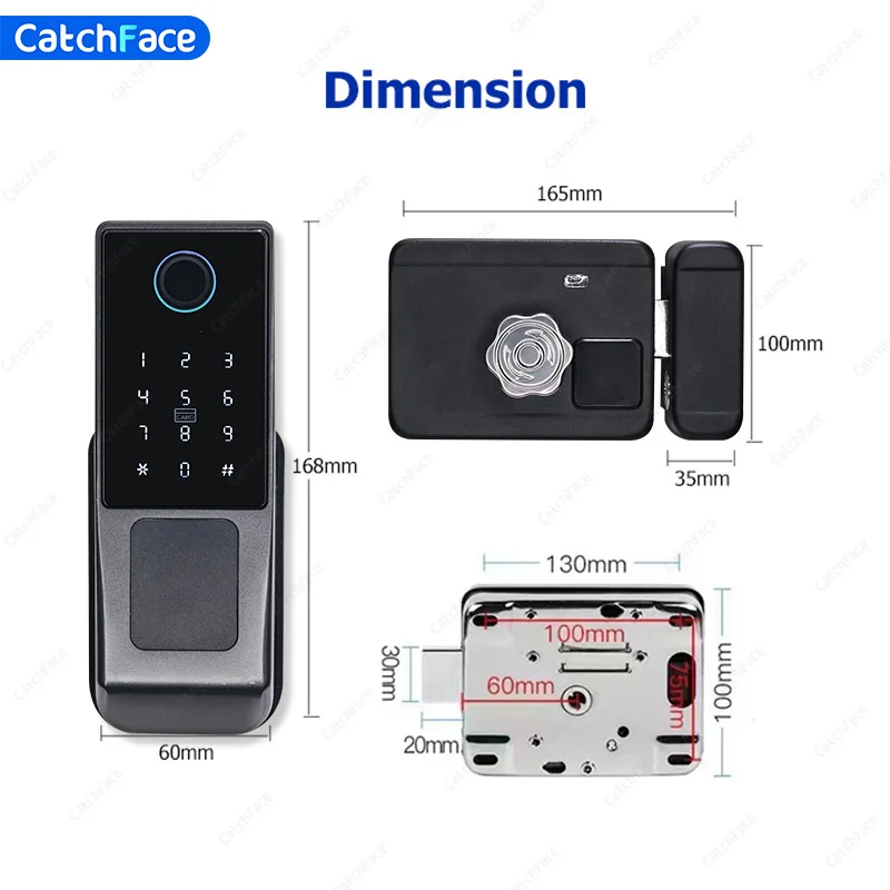 TTLock Smart Door Lock - WiFi, Fingerprint, Waterproof, Keyless Access - Image 4