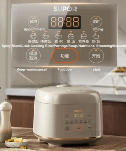 Alternative view of SUPOR 3L Electric Rice Cooker - Non-Stick, Smart Multi-Cooker for Home Use