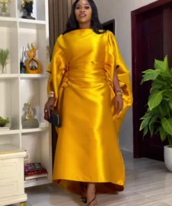 Alternative view of Traditional African Dashiki Maxi Dress for Women