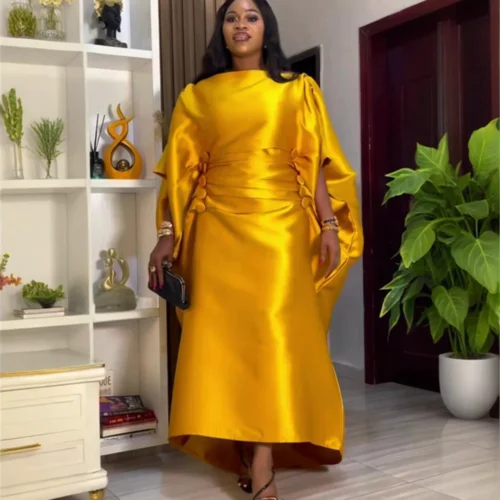 Alternative view of Traditional African Dashiki Maxi Dress for Women