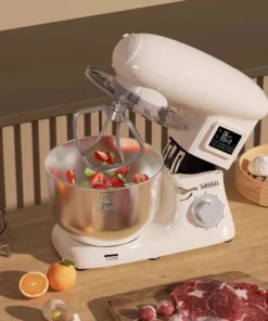 Alternative view of Small Household Stand Mixer - Full Automatic with Dough Kneading and Whisking Functions