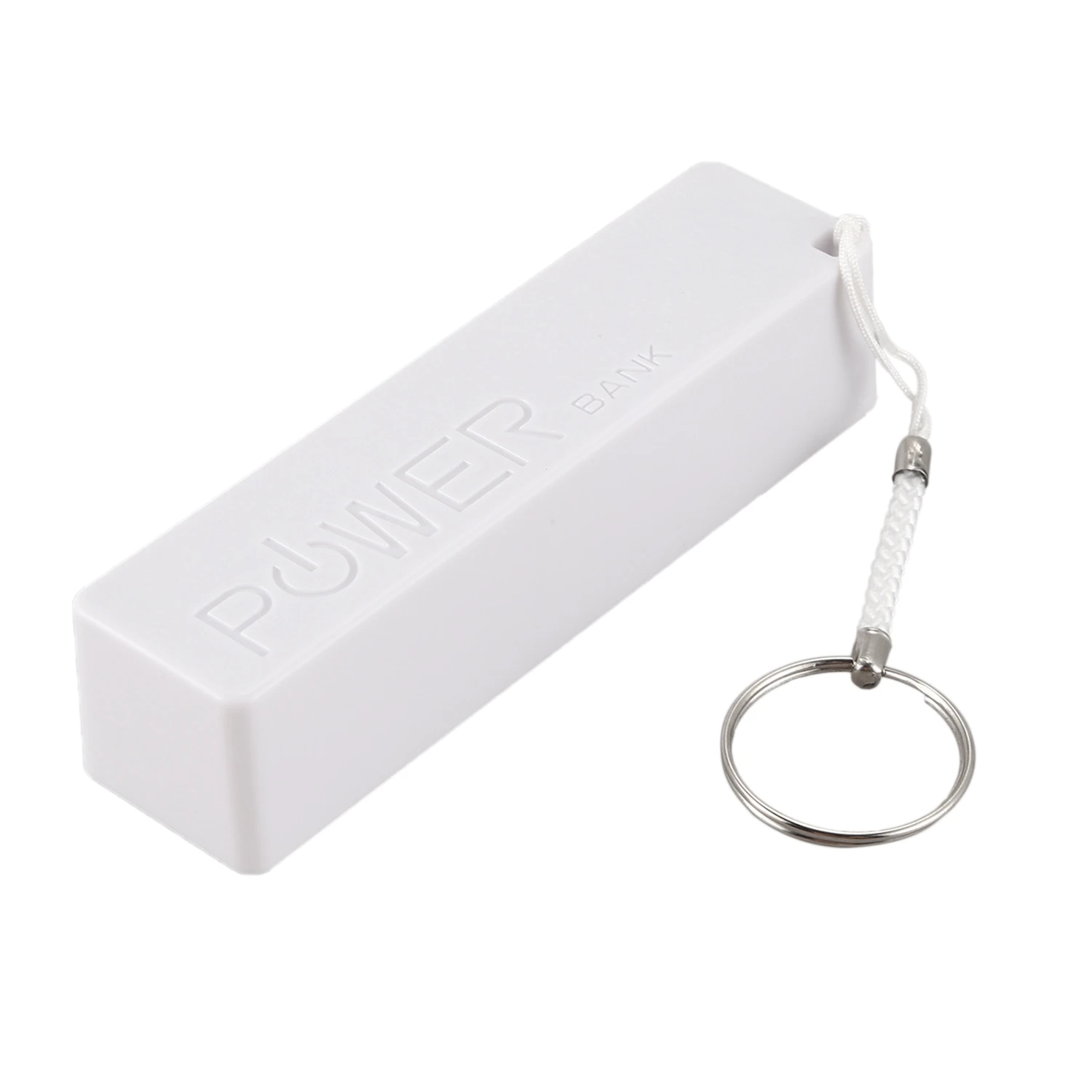 BLife Portable External Power Bank Charger - Keychain Design (White)