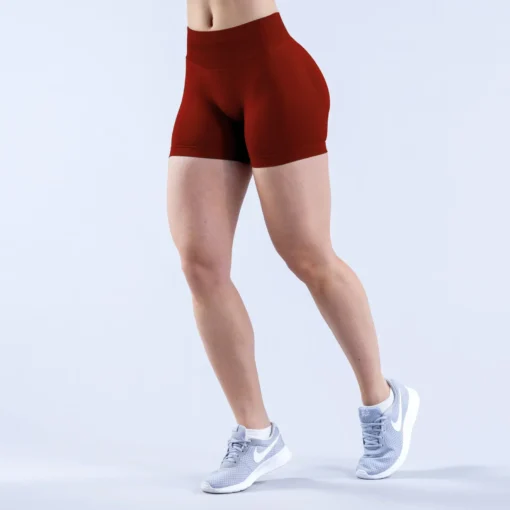 High Waisted Yoga Shorts for Women - Stylish and Comfortable Activewear Pants - Image 5
