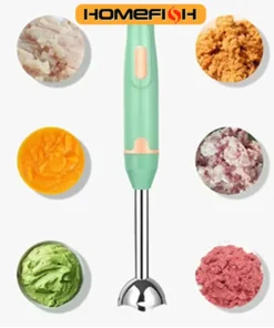 Alternative view of HOMEFISH Handheld Immersion Blender for Smoothies and Sauces