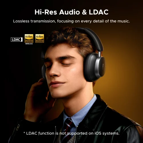 Alternative view of UGREEN Studio Pro Wireless Over-Ear Headphones - 48dB Active Noise Cancellation, Hi-Res Sound, 120h Playtime