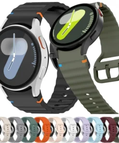 Original Band for Samsung Galaxy watch 7/FE/5 Pro/6/4 classic 44mm 40mm Silicone sport belt bracelet correa Galaxy watch 7 Strap