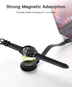 Alternative view of Bonola Lanyard Watch Charger Type C for Samsung Watch Ultra 8 7 6 5 Portable Magnetic Wireless Watch Chargers for Galaxy Watch