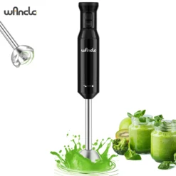 Wancle 600W Electric Immersion Blender - Multifunctional Stick Mixer for Baby Food, Vegetables, and Meat