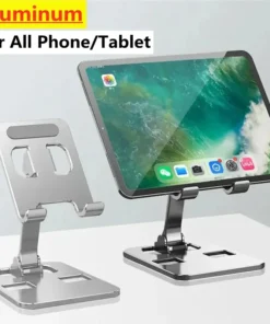 Alternative view of Universal Aluminum Foldable Desk Phone Holder for iPhone and Tablets