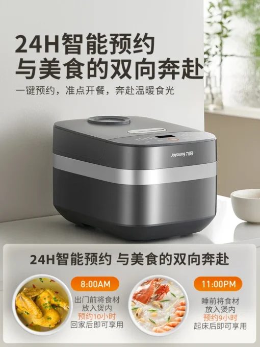 Stainless Steel Rice Cooker with Multi-Function Settings for 4-6 People - Image 5
