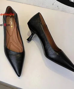 New Spring Autumn 6CM High Heels Women's Shoes Shallow Mouth Pointy Toe Comfortable Single Shoes Sexy Stiletto Party Lady Pumps