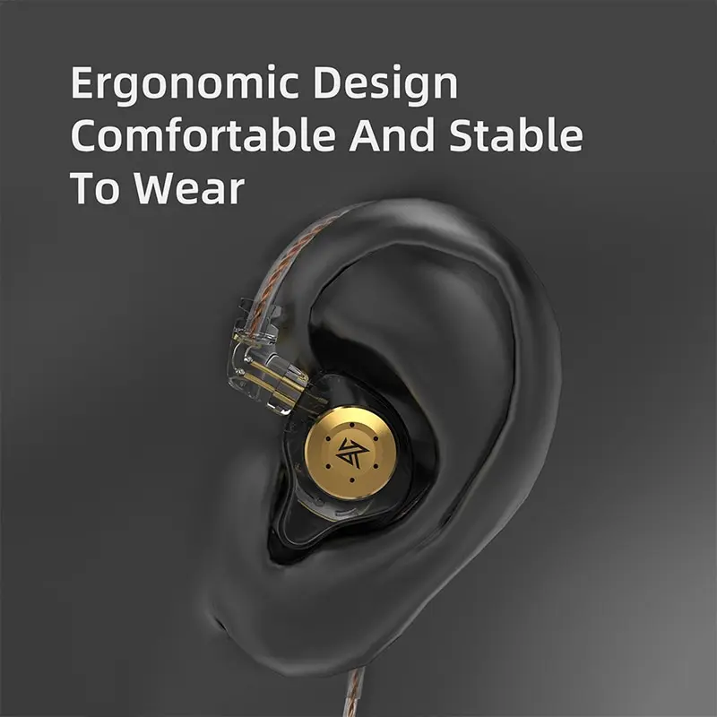 KZ EDX Pro In-Ear Earbuds with HiFi Bass and Noise Cancelling - Image 5