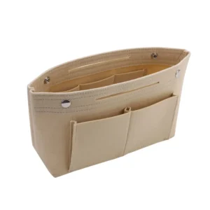 Multifunctional Makeup Bag with Portable Storage Organizer for Women Travel - Off white