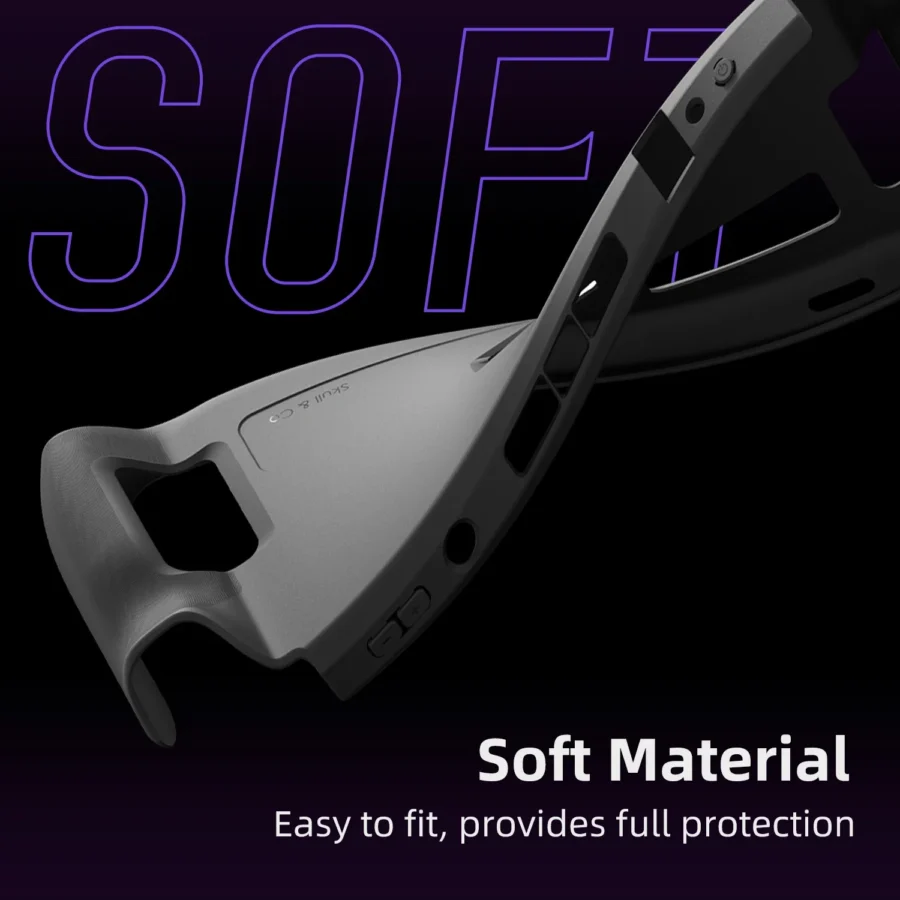 Skull & Co. GripCase SD Protective Case Standable Cover Soft Material Shell for Steam Deck EDC Case Carring Bag for Steam OLED - Image 4