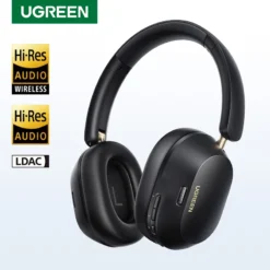 UGREEN Max5C Wireless Bluetooth Headphones with 43dB Active Noise Cancellation for Hi-Res Audio