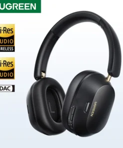 UGREEN Max5c Wireless Bluetooth Headphones ANC 43dB Active Noise Cancellation Hi-Res LDAC 75H Spatial Audio Earphones Headset