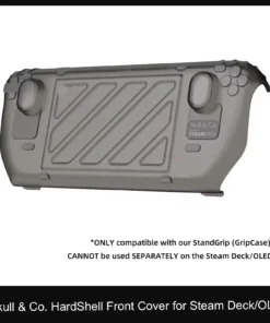 Skull & Co. HardShell Front Cover Portable Protective Case for Steam Deck LCD/OLED StandGrip (GripCase)