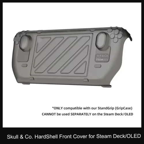 Skull & Co. HardShell Front Cover Portable Protective Case for Steam Deck LCD/OLED StandGrip (GripCase)