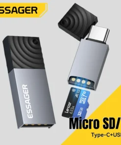 Essager 2 in 1 TF SD Card Reader USB 2.0 Memory Card Adapter Smart High Speed Cardreader Convertor for PC Laptop Accessories