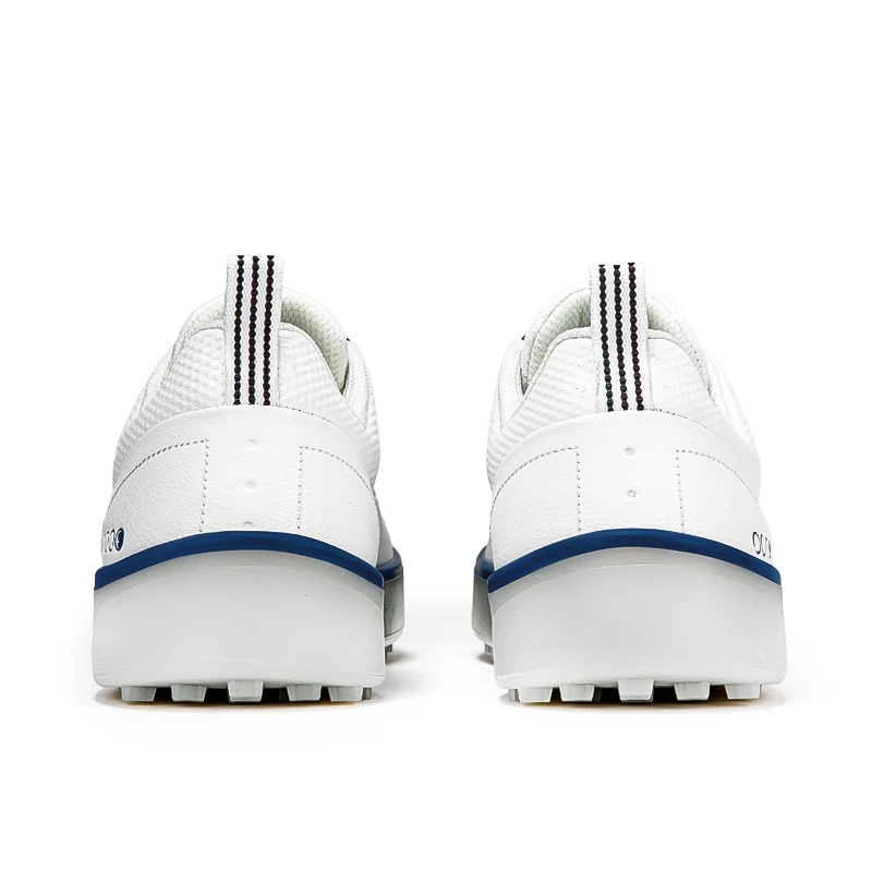 Couple Golf Shoes Men's White Waterproof Rotating buckle Fitness Spikeless Non slip Golf Golfer Training Golf Sneakers Women - Image 3