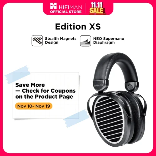 HIFIMAN Edition XS Over-Ear Open-Back Planar Magnetic Headphones with Adjustable Headband