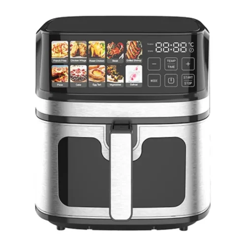 Stainless Steel Digital Air Fryer - 6L, 8L, 9L with Preset Cooking Functions