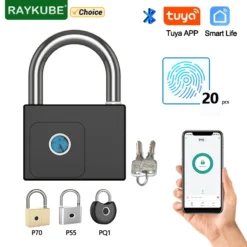 Smart Fingerprint Padlock - Waterproof and USB Rechargeable with Quick Unlock