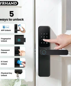 Alternative view of TTLock Bluetooth Smart Fingerprint Touch Screen Lock - Digital Security Lock for Home