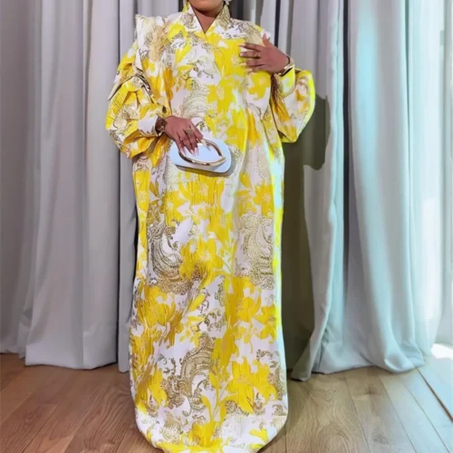 Alternative view of Traditional African Maxi Dress for Women - Dashiki and Ankara Style