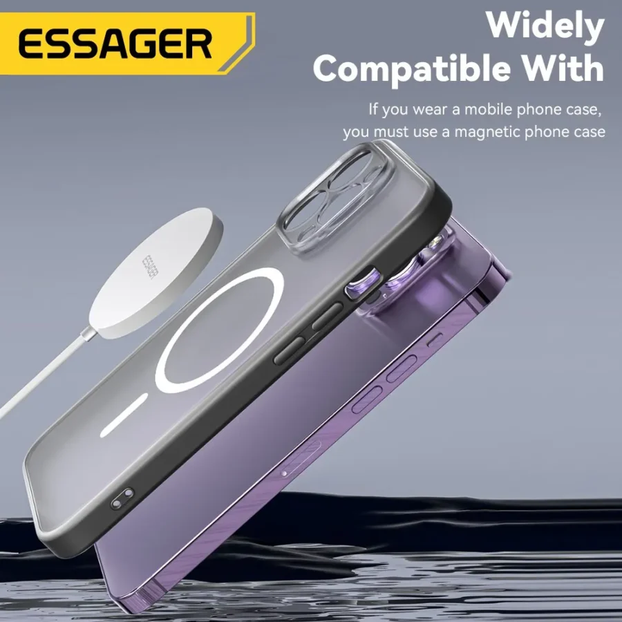 Essager 15W Magnetic Qi Wireless Charger for iPhone and Xiaomi Pad - Image 3