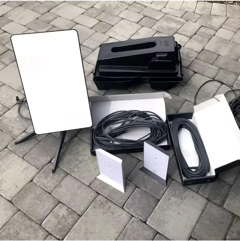 YX Wholesale Original Starlink Satellite Internet Kit V2 With Rectangular Dish Router And Pipe Adapter