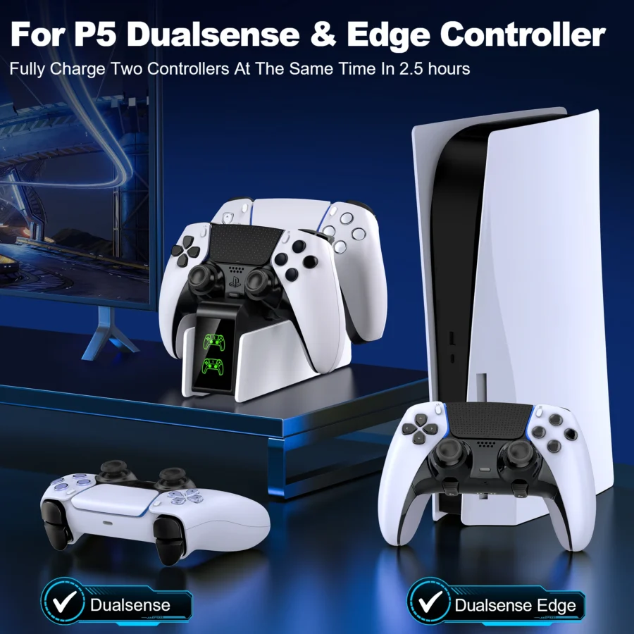 Sony Dual Fast Charger and Stand for PS5 DualSense Controller - Image 4