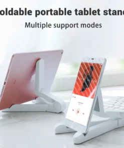 Alternative view of Universal Folding Tablet Holder for iPad and Samsung Tablets, 4.7 to 12.9 Inches